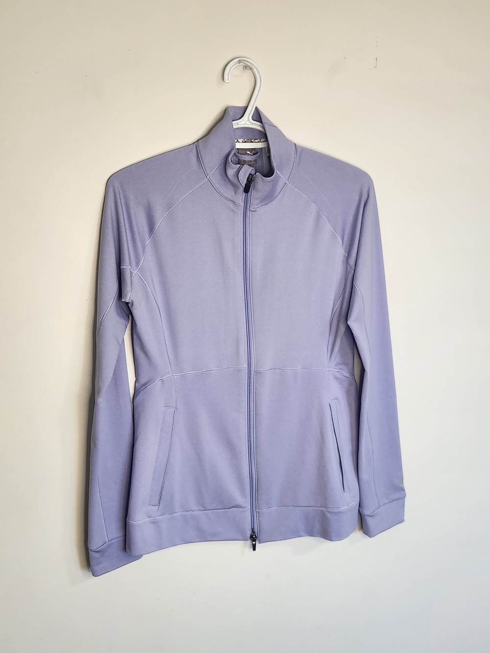 Puma Light Lavender Zip up womens top
